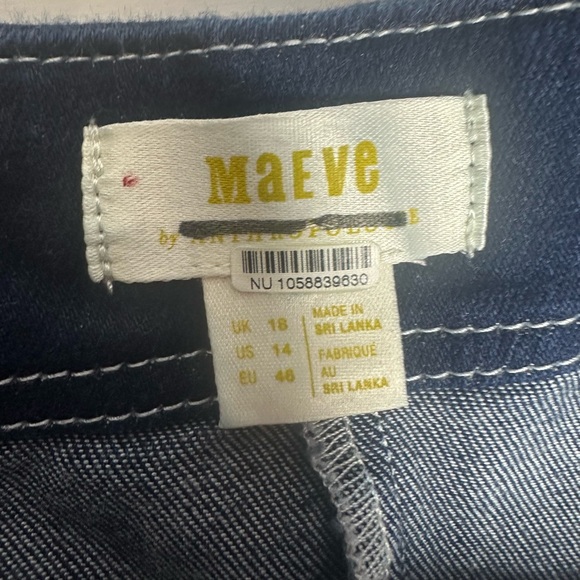 Maeve The Portside Button-Front Romper: Denim Edition 14 - Picture 9 of 10